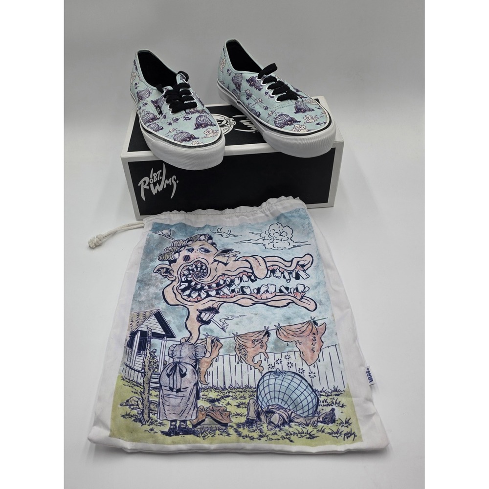 Vans Vault Robert Williams Authentic 44 Re L Malfeasance Blue Men's 11 RARE